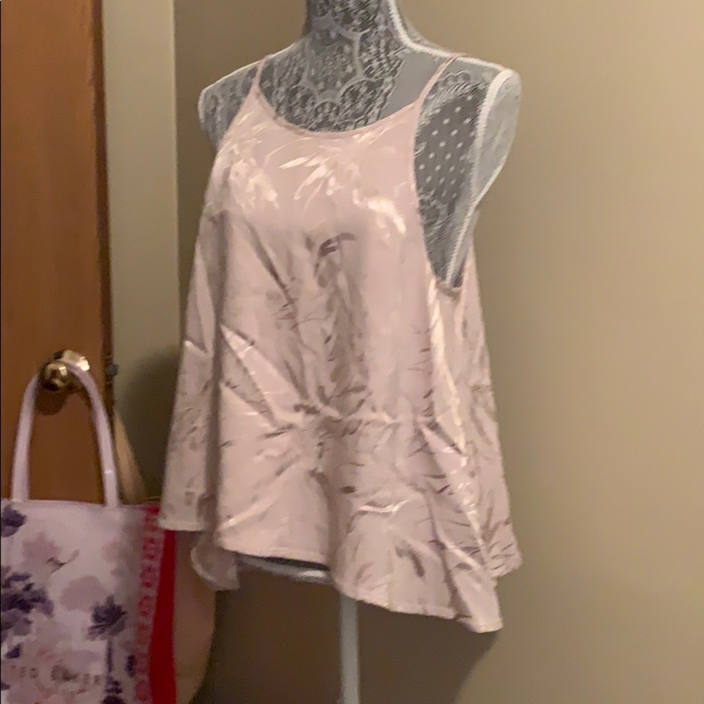 Pink shoulder Strap Top